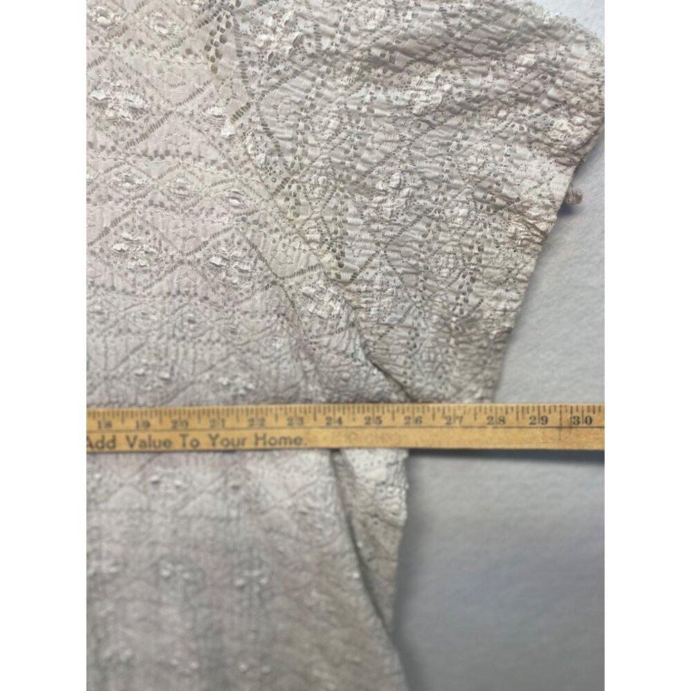 Maggie Barnes Plus Size 5X Top Blouse Short Sleeve Sparkly Pullover - Picture 5 of 9
